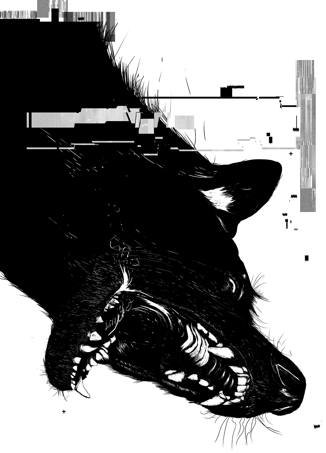 Illustration of police dog